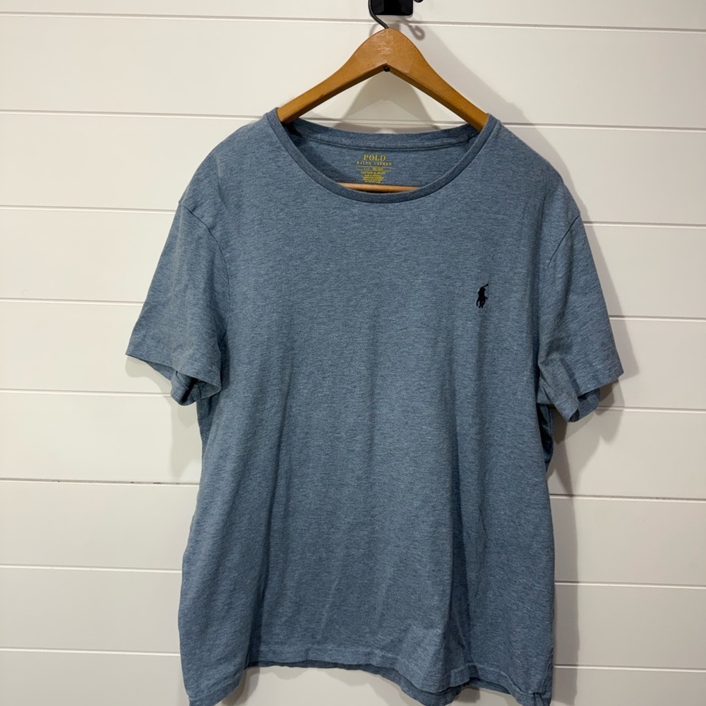Ralph Lauren Heather Blue Men's Tee
